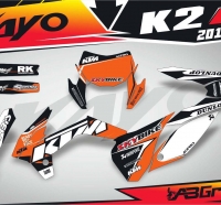 Графика, наклейки на мотоциклы